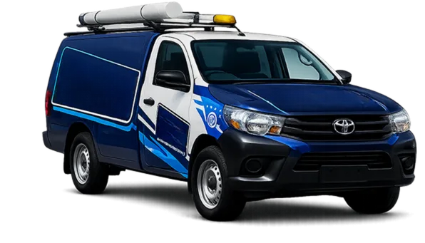 Service van parked on a Darlinghurst street