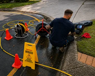 On-site drain inspection at a Darlinghurst property