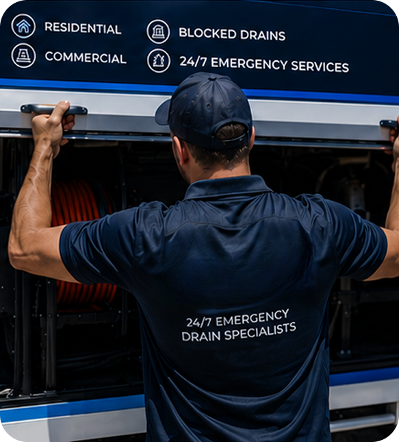 Licensed blocked drain plumber servicing a Darlinghurst home